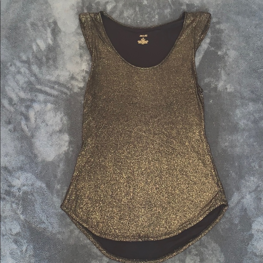 💰JLo Flashy gold and black blouse 🌟